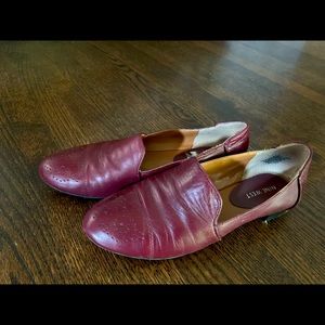 Nine West Burgundy Flats